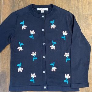 Brooks Brothers Embroidered Cardigan